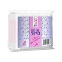 AV ЭДИТ Ватные палочки 100шт в п/э упаковке AV ЭДИТ Ватные палочки 100шт в п/э упаковке